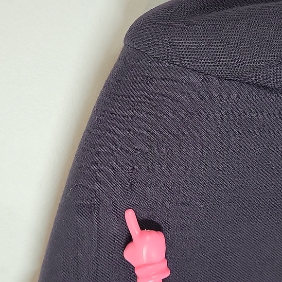 Talbots vintage navy blazer with gold crest emblem buttons - Picture 10 of 11